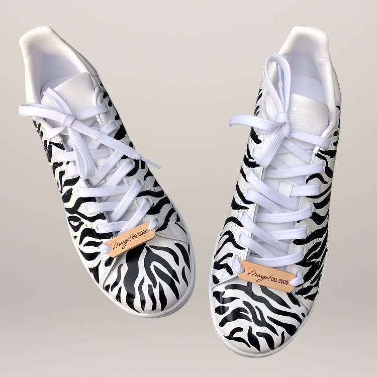 Zebra Pattern Sneakers